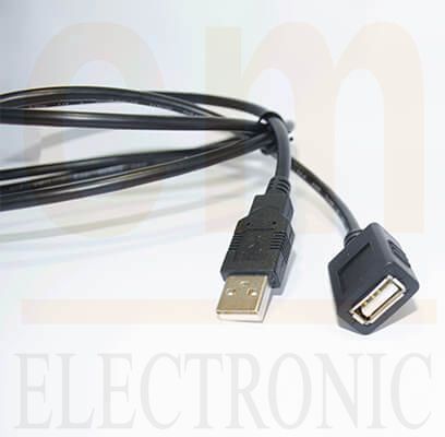 USB (Tipo A Macho/ Tipo A Fêmea)