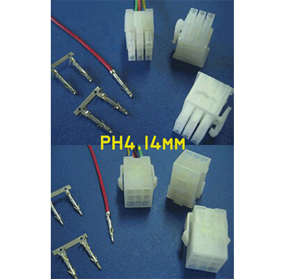 Chicotes de Fios com Conector Φ1.0 - passo 4,14 mm