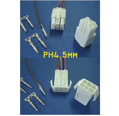 Chicotes de Fios com Conector Φ1.3 - passo 4,5 mm