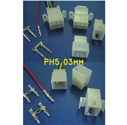 Chicotes de Fios com Conector 6682 - passo 5,03 mm